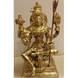 10 inches Height Sri Rajarajeshwari Bronze Statue