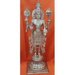 Magnificent finish Lord Vishnu Bronze Statue