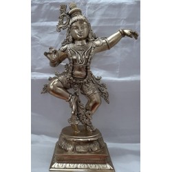 Fine finish Bronze statue of Natya Bala Krishna