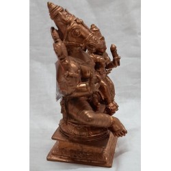 Copper Statue of Sree  Lakshmi Hayagriva