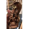 Sri Lakshmi Hayagriva with Shesha Naga Copper Statue