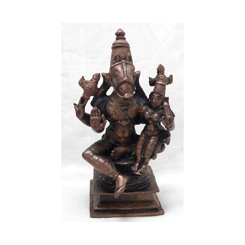 Sree Lakshmi Hayagriva Copper Statue