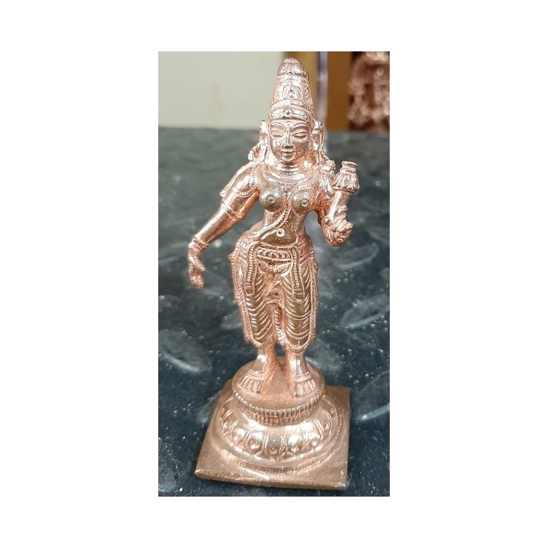 Sree Mata Radha copper statue
