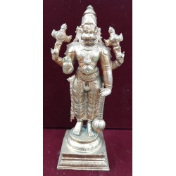 Standing Narasimha Copper Statue