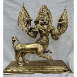 Lord Sarabeshwara Bronze Statue