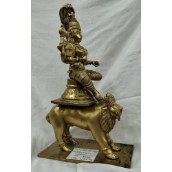 Kolhapur Mahalakshmi bronze statue