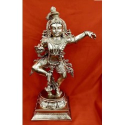 Fine finish Bronze statue of Natya Bala Krishna