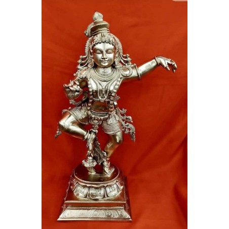 Fine finish Bronze statue of Natya Bala Krishna