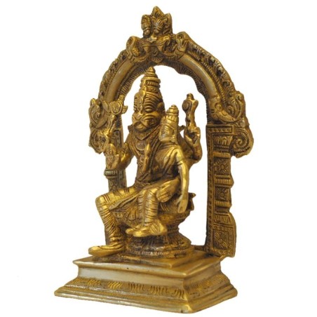 Lakshmi Narasimha Swamy brass idol online by Pujasanskaram