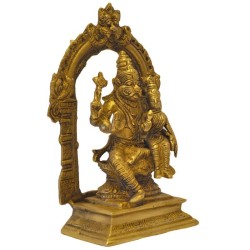 Lakshmi Narasimha Swamy brass idol online by Pujasanskaram