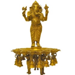 Mousika Holding Ganesha Deepa