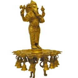 Mousika Holding Ganesha Deepa