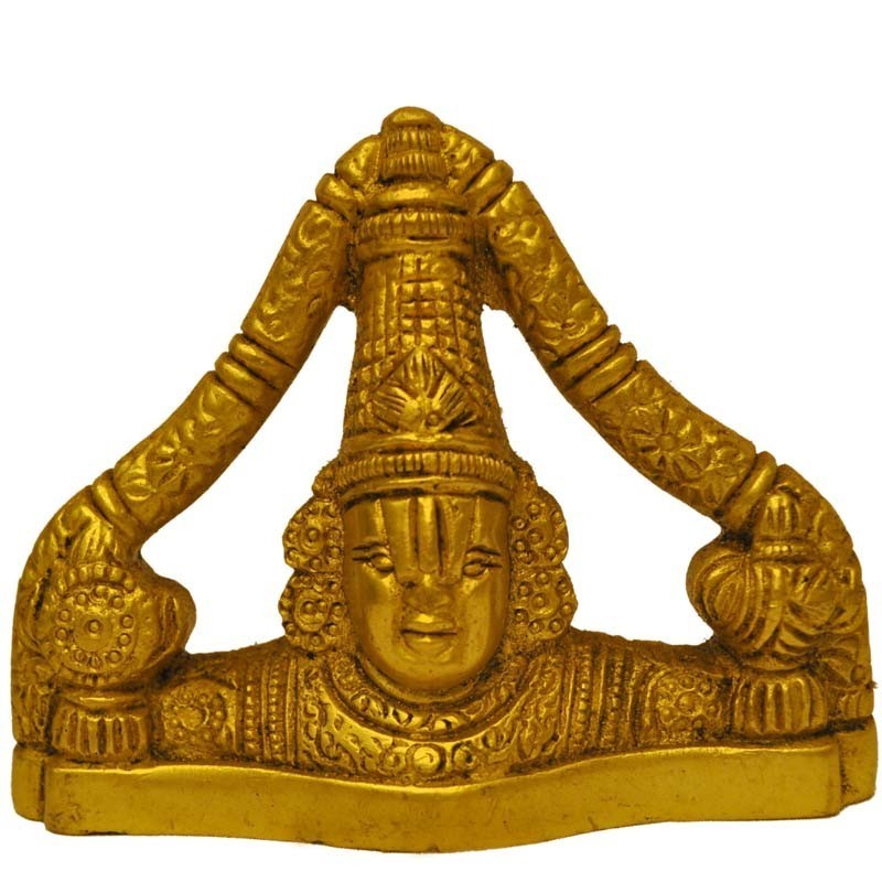 Venkateswara Face Brass Idol