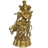 Krishna with Cow Brass Idol