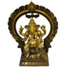 Ganesh With Prabhavali - Three Tone