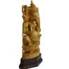 Ganesha Wooden Idol